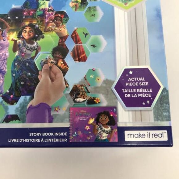 Disney Encanto Window Art Mosaic Reusable Window Clings 66 Piece - Picture 2 of 7